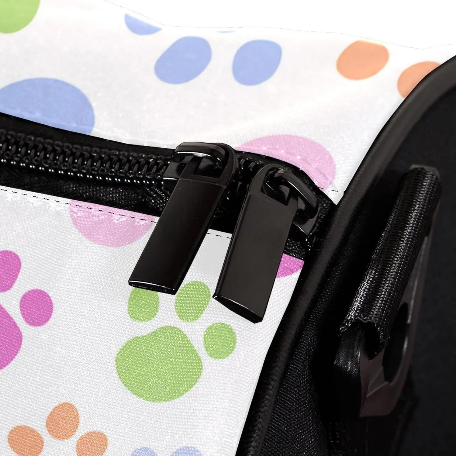 Gym Bags for Men,Travel Duffel Bags for Women,Colorful Dog Footprints Cartoon,Workout Bag