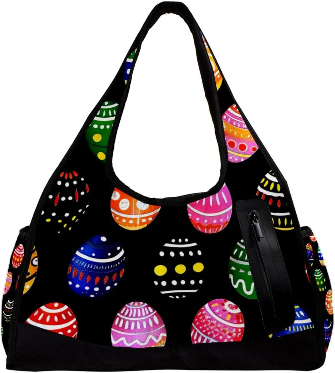Gym Bags for Men,Travel Duffel Bags for Women,Easter Eggs Colorful,Workout Bag