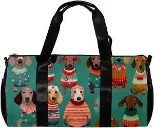 Gym Bags for Women,Duffle Bag for Travel,Colorful Animal Dog Pattern,Gym Bag for Men