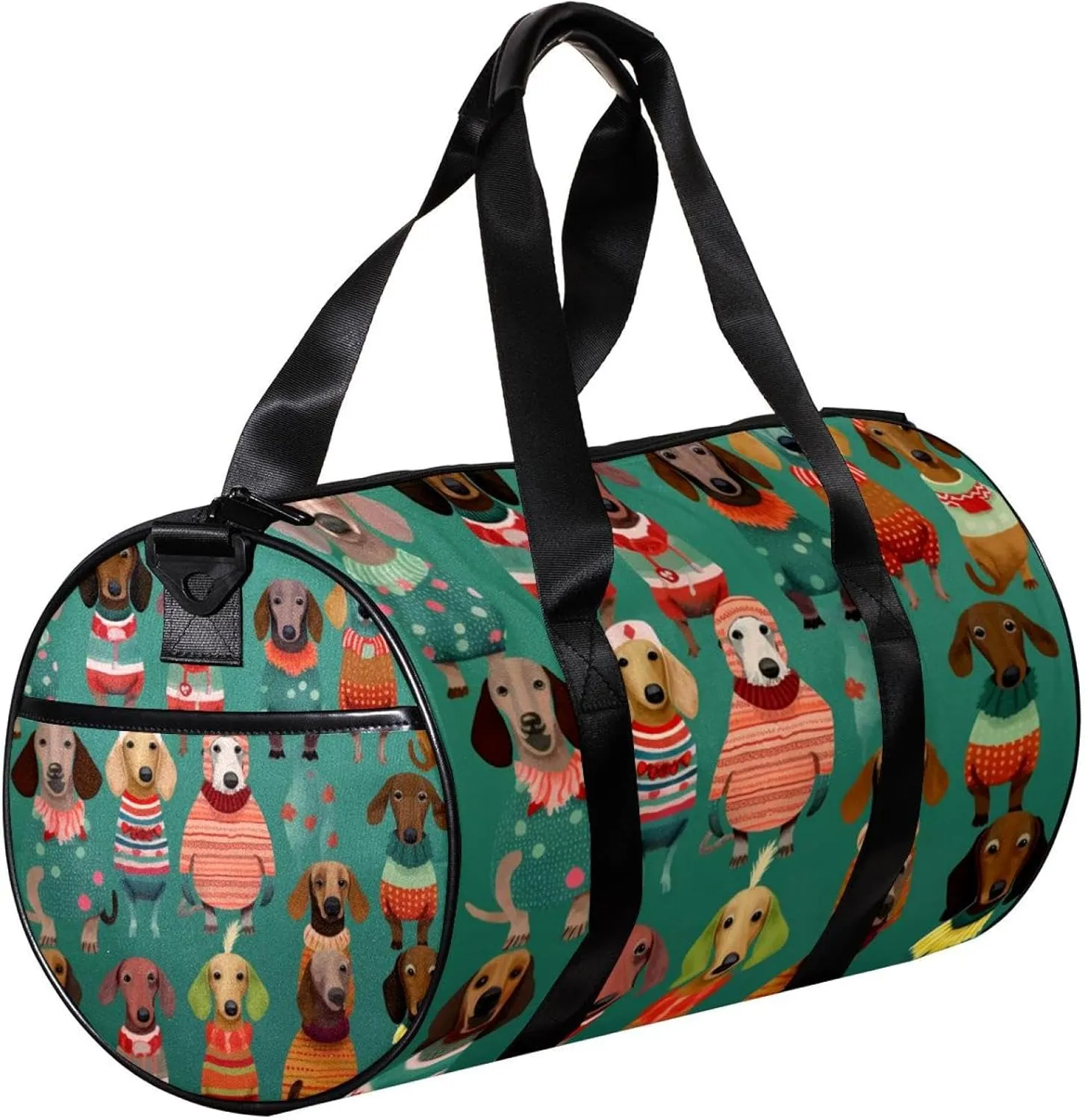 Gym Bags for Women,Duffle Bag for Travel,Colorful Animal Dog Pattern,Gym Bag for Men