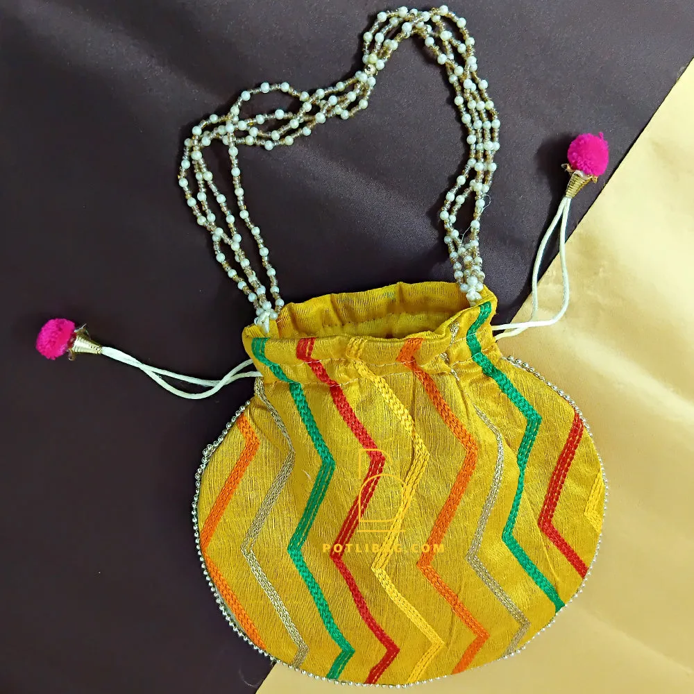 Haldi Function Potli Bags
