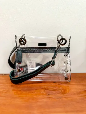 Hammitt Tony in Small Clear with Gunmetal and Black Hardware