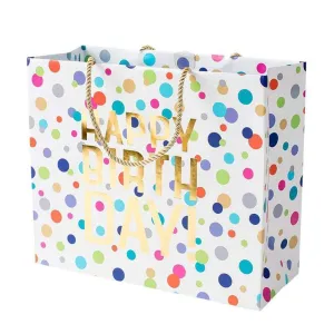 Happy Birthday Confetti Large Gift Bag