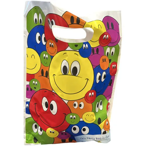Happy Face Pre-Filled Party Bag – Fun Toys Smiley Theme Ready Made Kids Celebrations