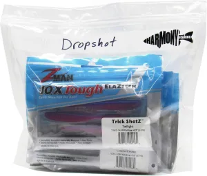 Harmony Fishing Bait Bags (10 Pack) - Durable Clear Storage Bag Organizers for Soft Plastic Baits, Lures, Tackle, and Fishing Accessories