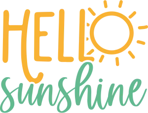 Hello Sunshine DTF (direct-to-film) Transfer
