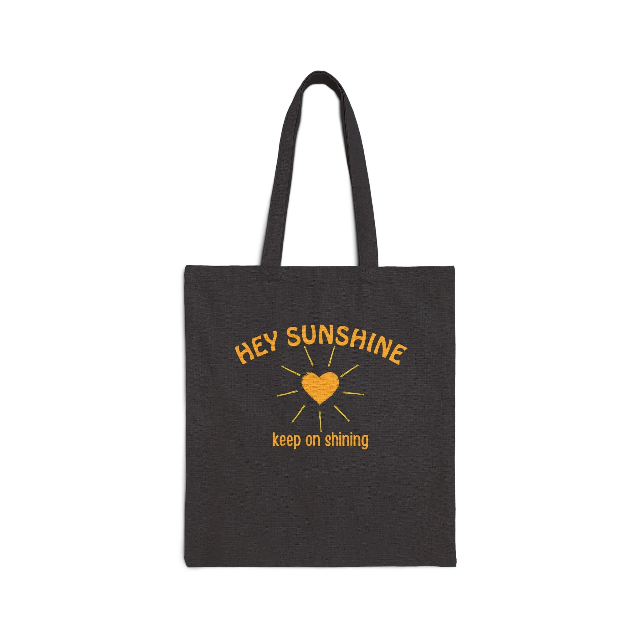 Hey Sunshine Cotton Canvas Tote Bag