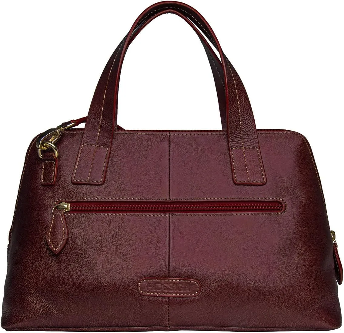 Hidesign Cerys Medium Leather Satchel Crossbody with Detachable Shoulder Strap