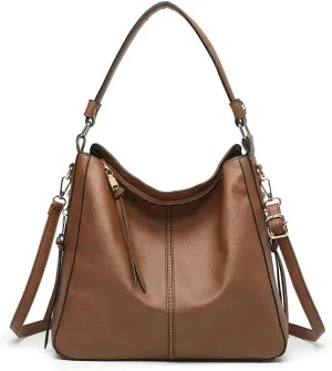 Hobo Bags for women Shoulder Bags Ladies Soft Vegan Leather Purses Handbags Tote Fashion Designer Work Bags Woman Satchel