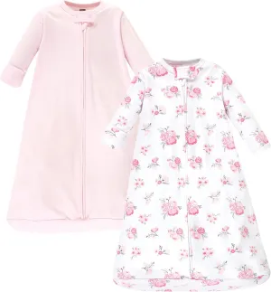 Hudson Baby BabyCotton Long-Sleeve Wearable Sleeping Bag, Sack, Blanket