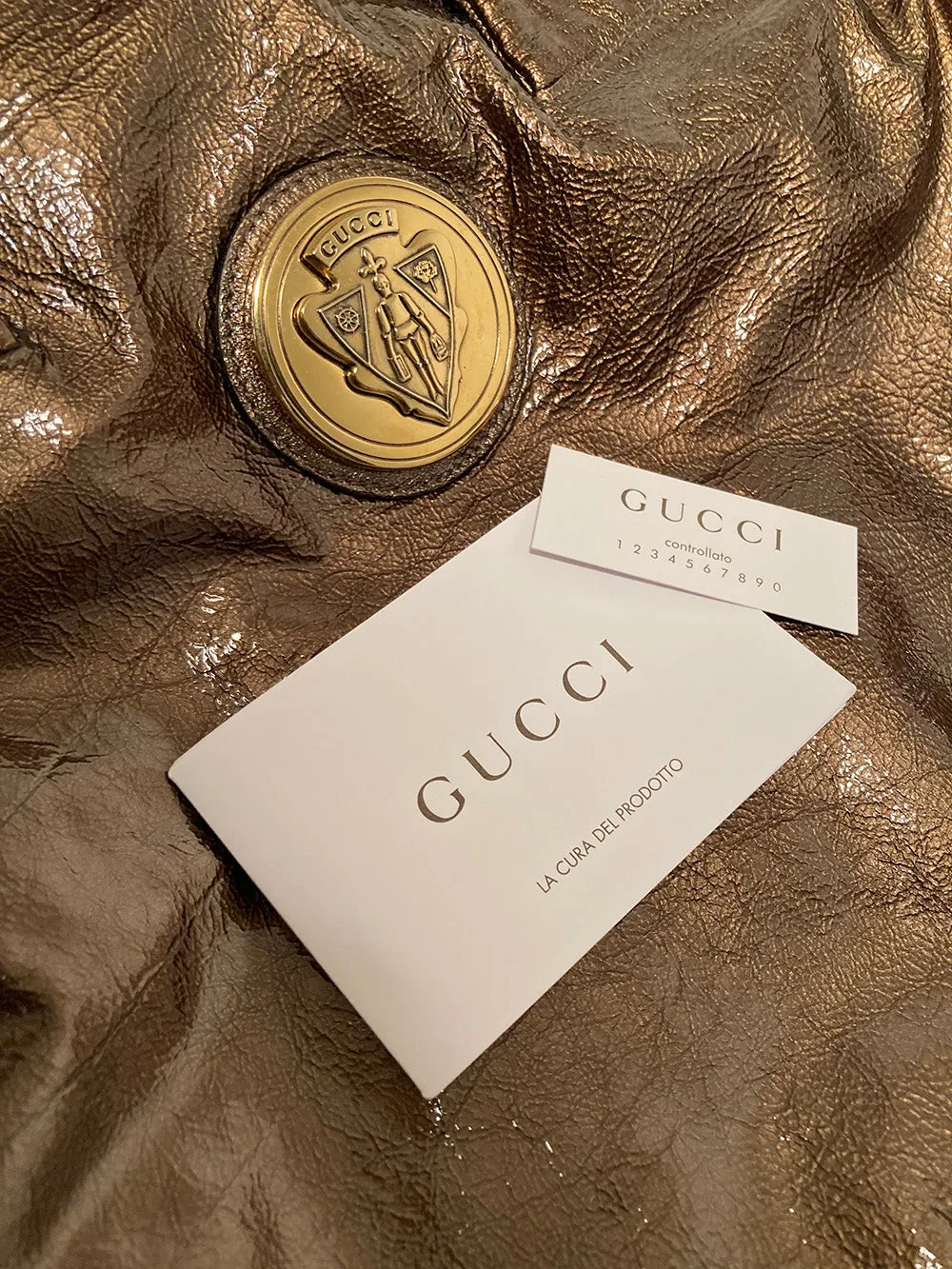 Hysteria Bronze Invitation-only sale Leather Classy Bag Patent Gucci