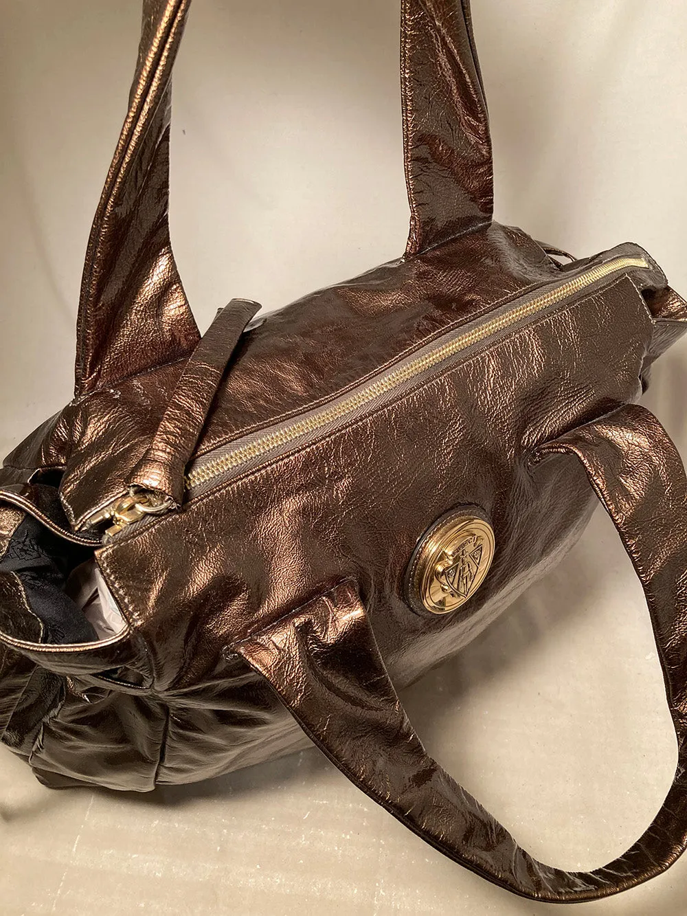 Hysteria Bronze Invitation-only sale Leather Classy Bag Patent Gucci