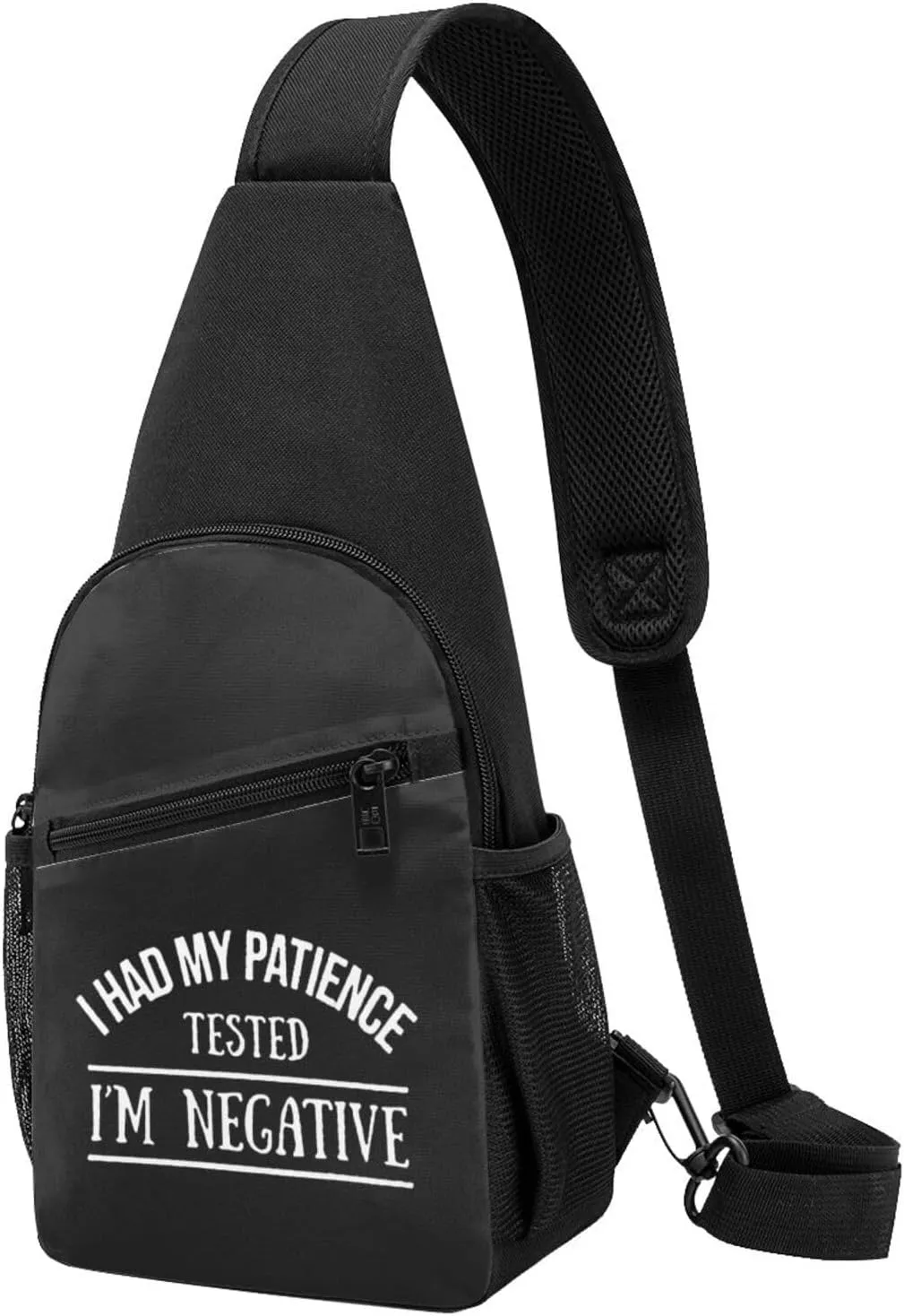 I Had My Patience Tested I'm Negative Chest Pack Leisure Shoulder Crossbody Chest Bag