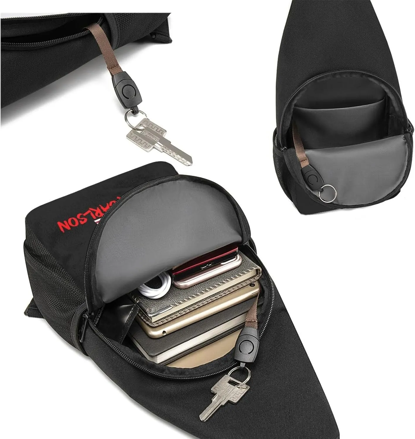 I Stand With Tucker Carlson Chest Pack Leisure Shoulder Crossbody Chest Bag