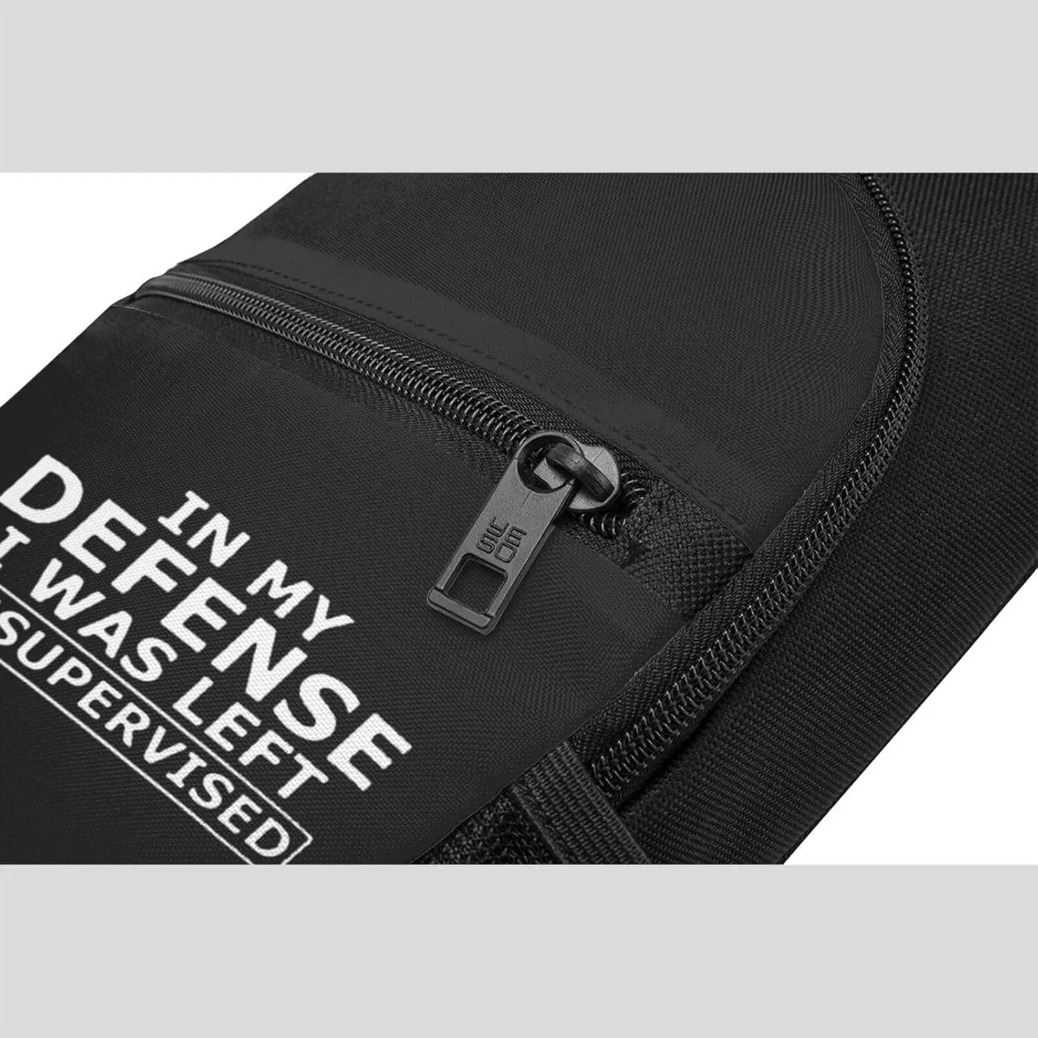 In My Defense I Was Left for Unsupervised Chest Pack Leisure Shoulder Crossbody Chest Bag