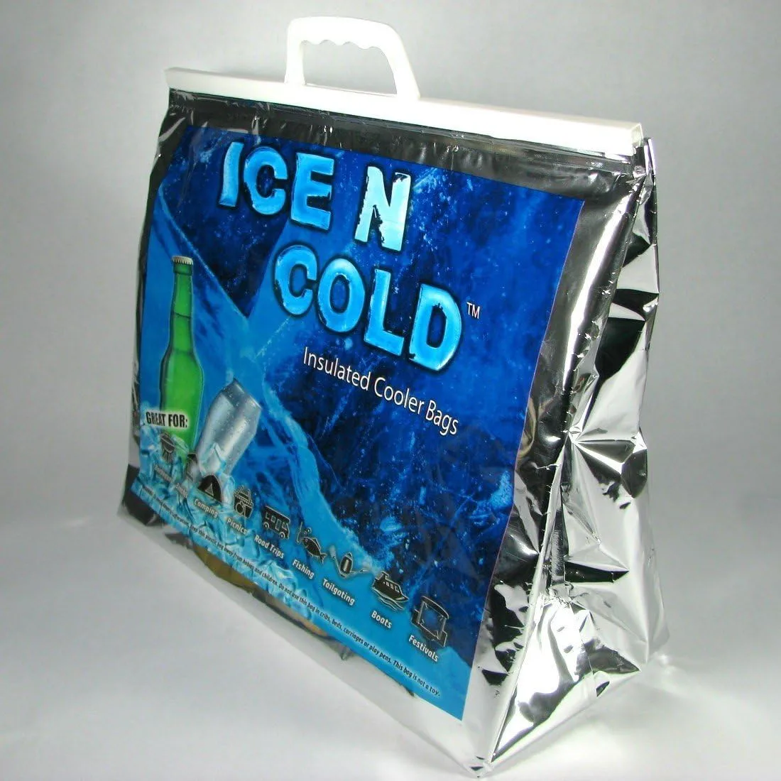 Insulated Picnic/Shopping Cooler Bags, Pack of 5, Lightweight Soft Collapsible, Large Capacity, 35lbs, Fast Same Day Shipping