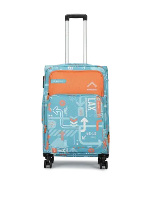 JFK Teal Blue Medium Soft Trolley