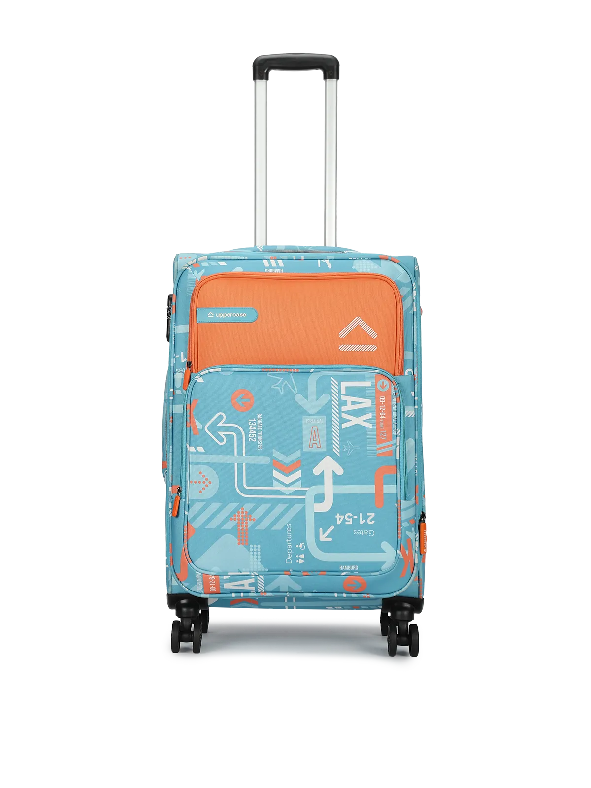 JFK Teal Blue Medium Soft Trolley