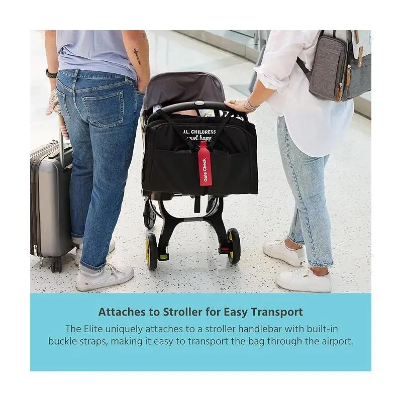 J.L. Childress - Elite Travel Bag For Doona, Padded, Black