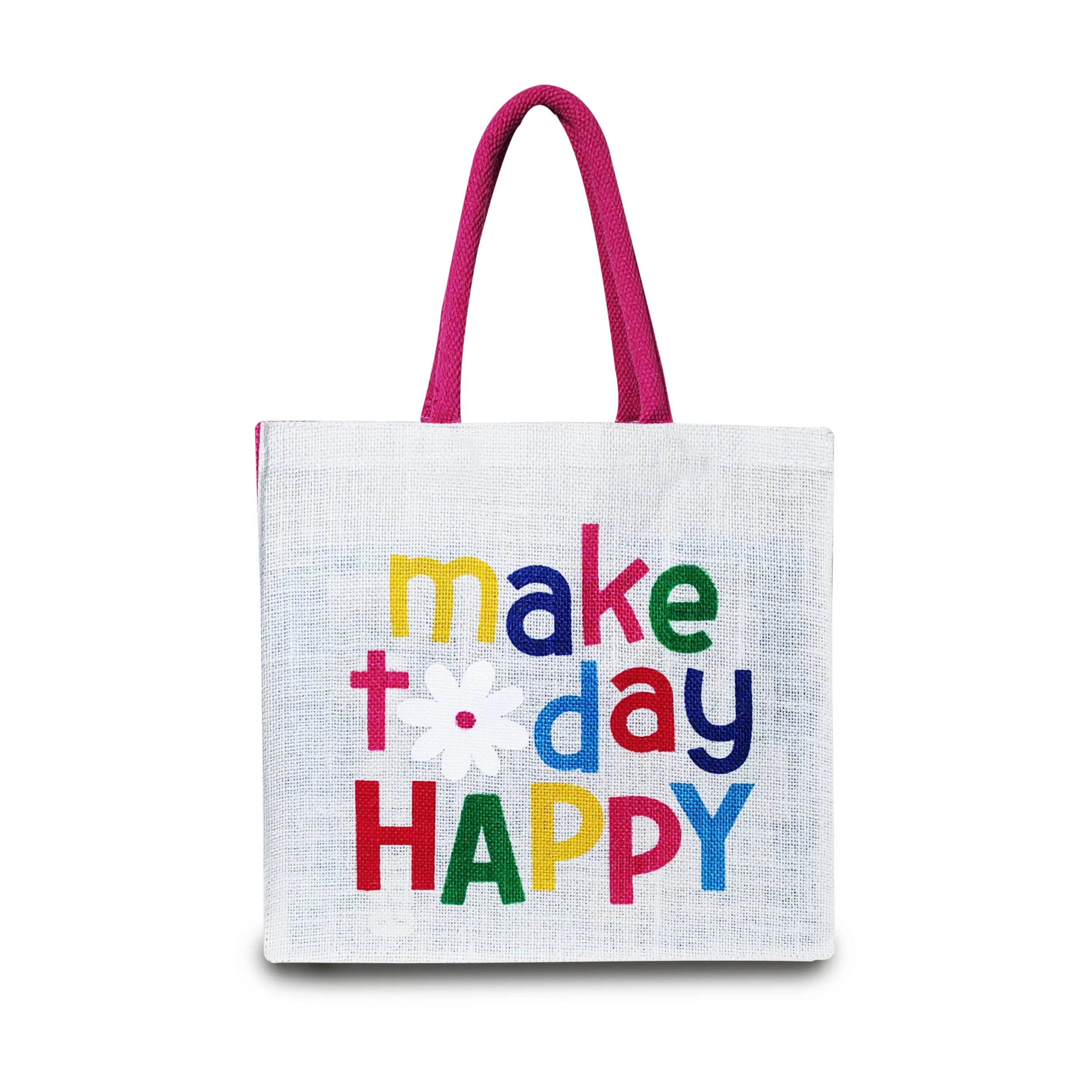 JOYFUL JUTE BAG - SPREAD HAPPINESS EVERYWHERE