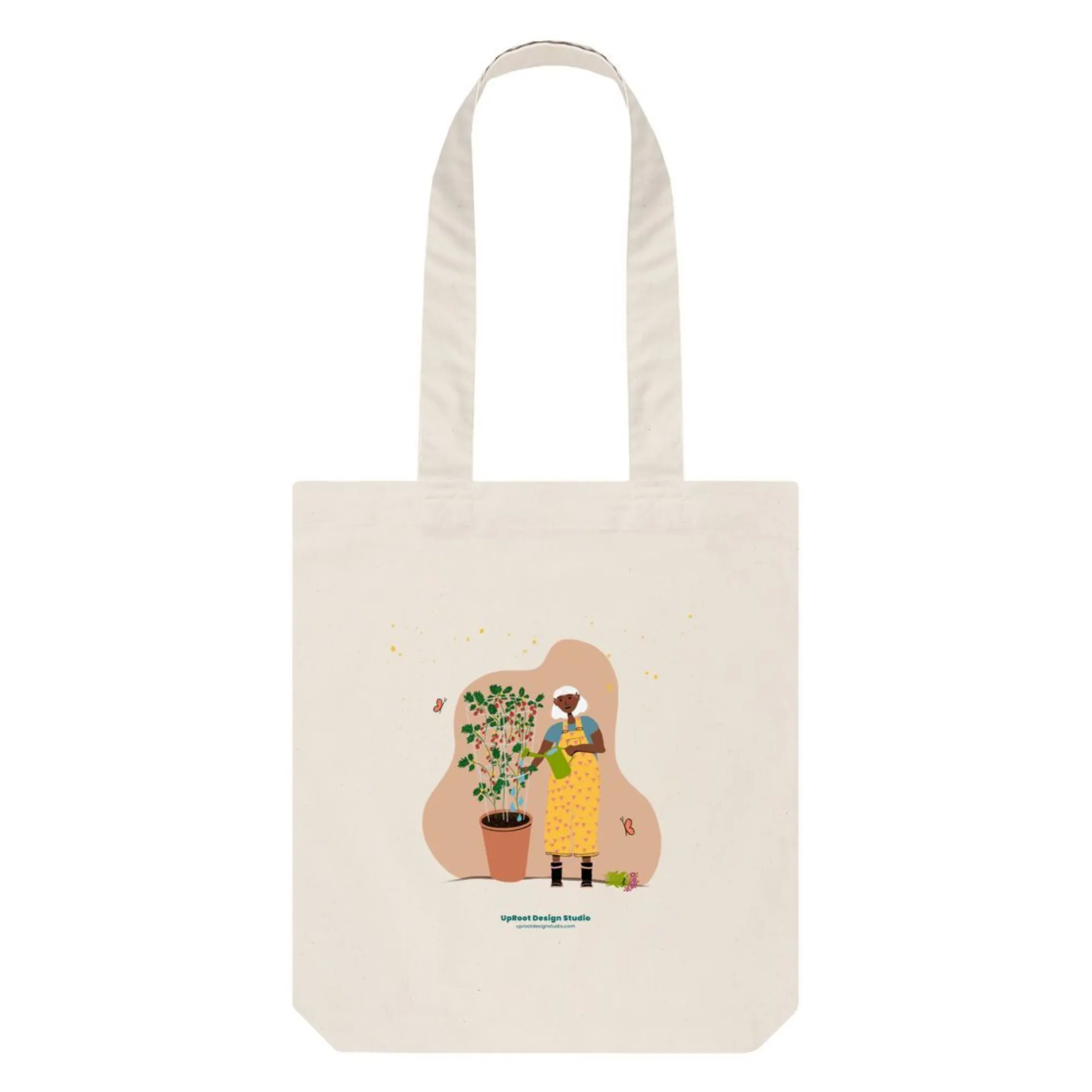 Joyful Tomato Gardener 100% Organic Cotton Tote Bag