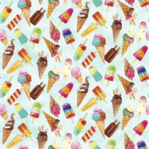 Kate Ward Thacker - Summer Scoops - Ice Cream Treats Fabric