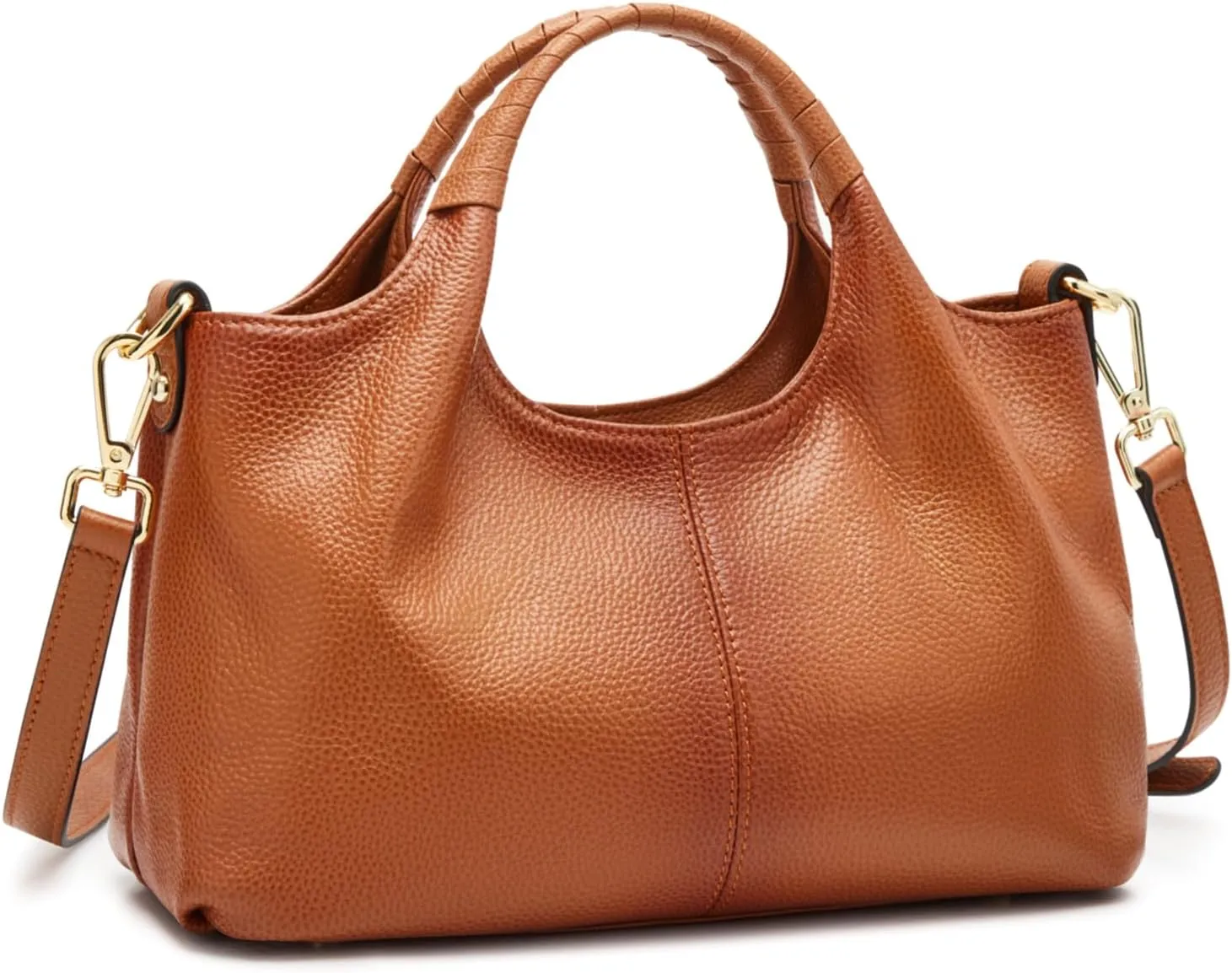 Kattee Leather Purses and Handbags for Women, Small Medium Crossbody Bags Trendy, Soft Shoulder Satchel Bags