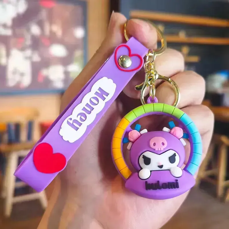 Kawaii Crew Carousel 3D Keychain