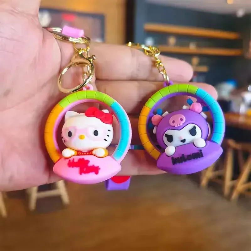 Kawaii Crew Carousel 3D Keychain