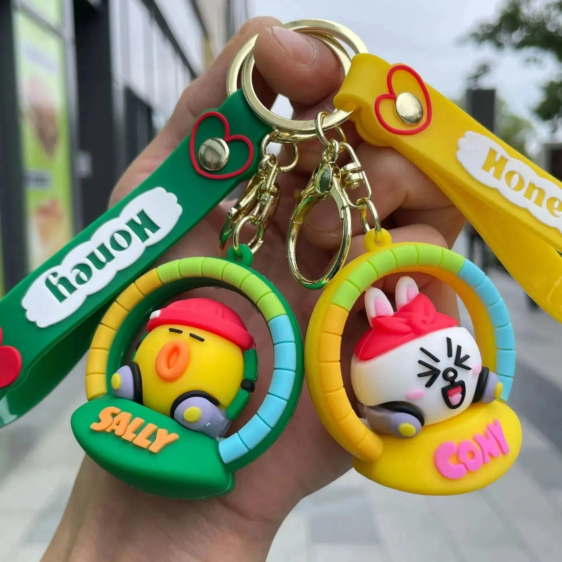 Kawaii Crew Carousel 3D Keychain