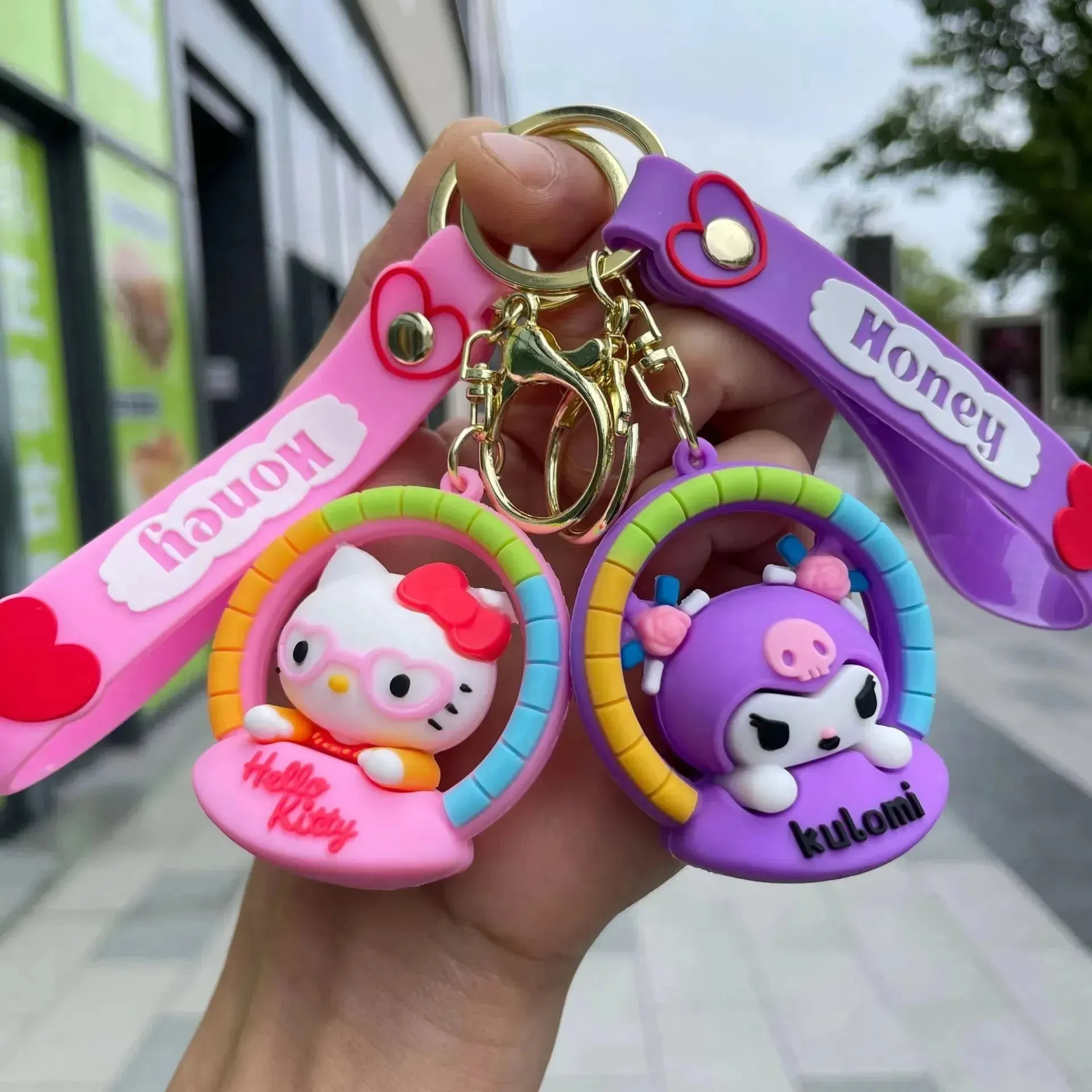 Kawaii Crew Carousel 3D Keychain
