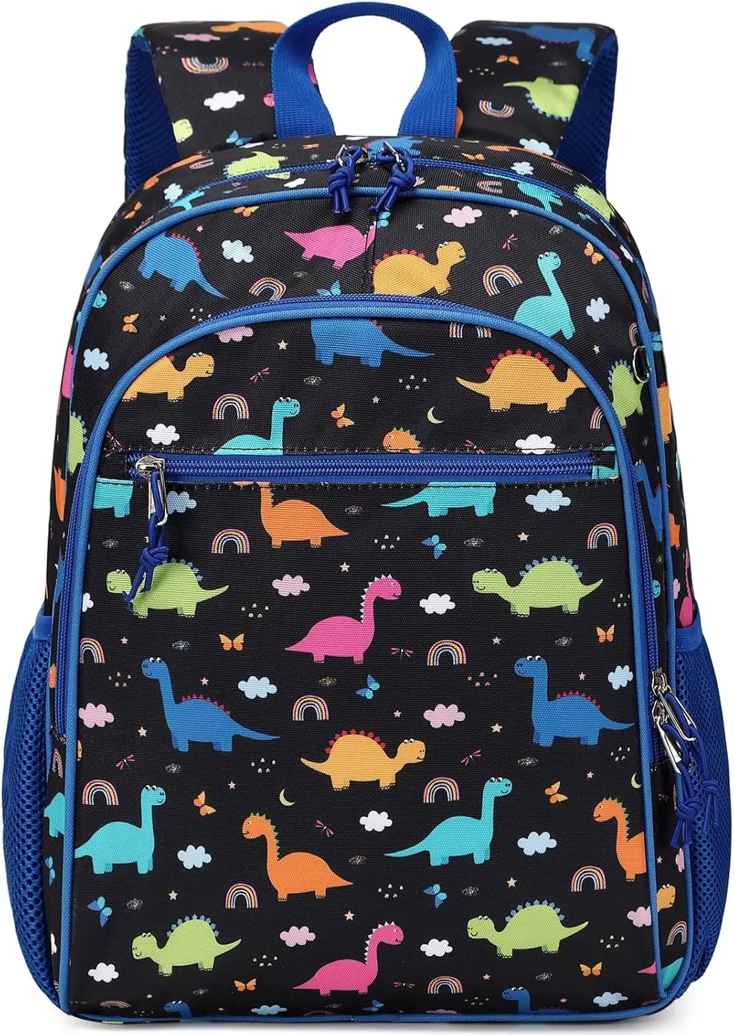 Kids Backpack for Kindergarten Preschool Boys Backpack Kids School Bags Child Lightweight Elementary School Bookbags Cute Gifts Dinosaur Blue Black