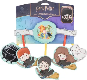 KIDS PREFERRED Harry Potter Stroller Activity Toy with Crinkle, Mirror, and Tactile Features – Fits Most Strollers