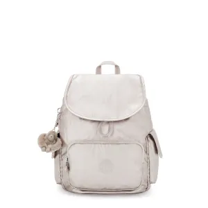 Kipling-City Pack S-Small backpack-Metallic Glow-15641-48I