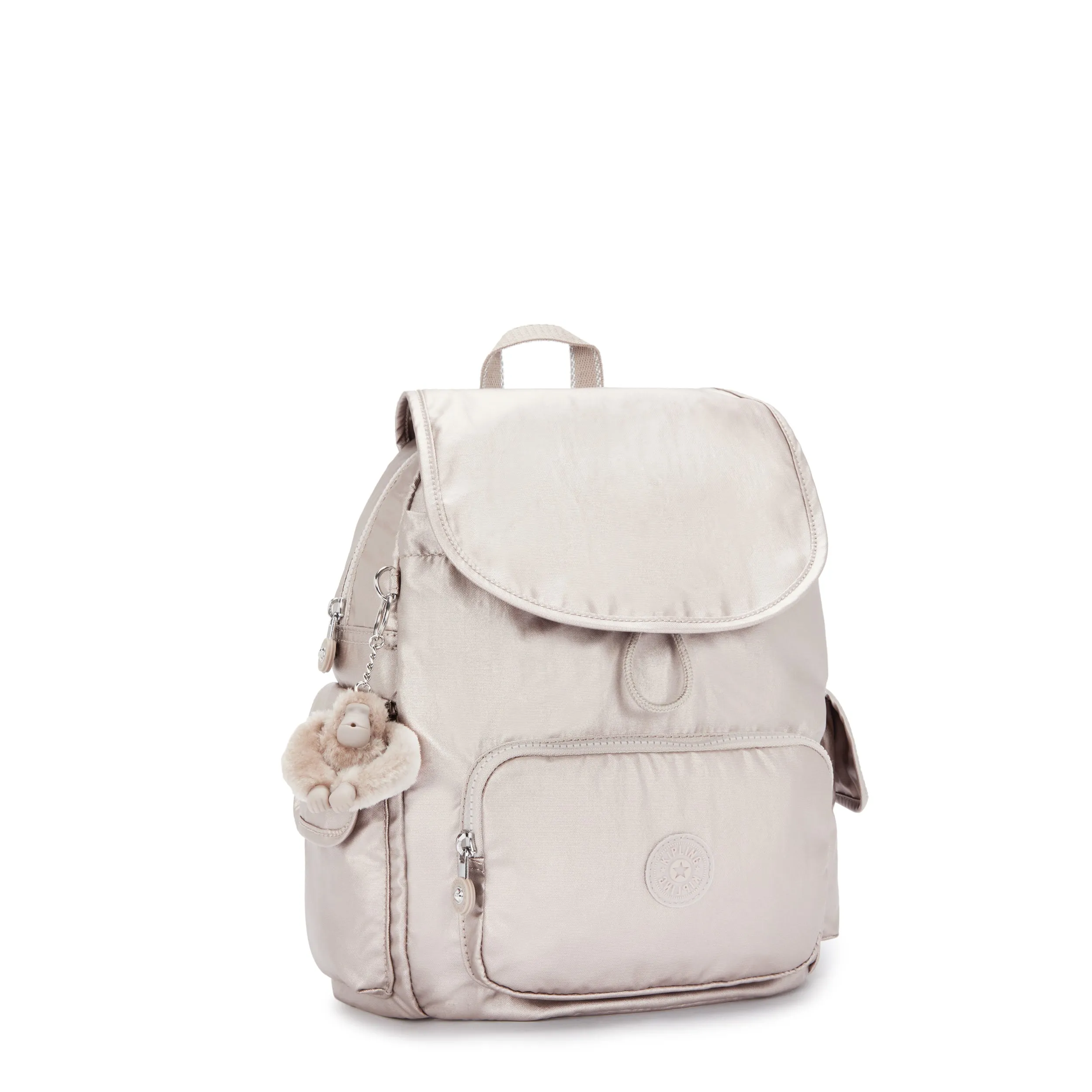 Kipling-City Pack S-Small backpack-Metallic Glow-15641-48I