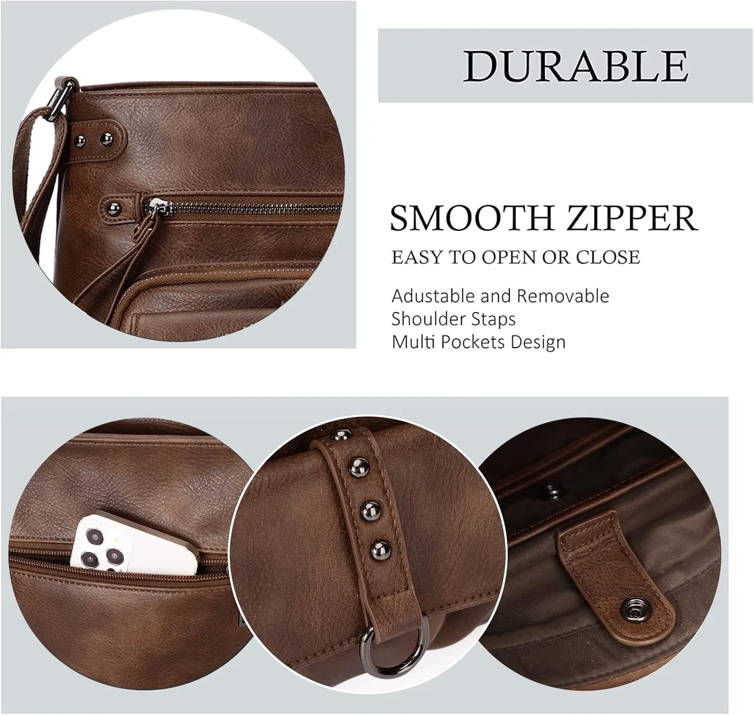 KL928 Crossbody Bags for Women Shoulder Handbags Sling Bag Soft FAUX Leather Shoulder Purses