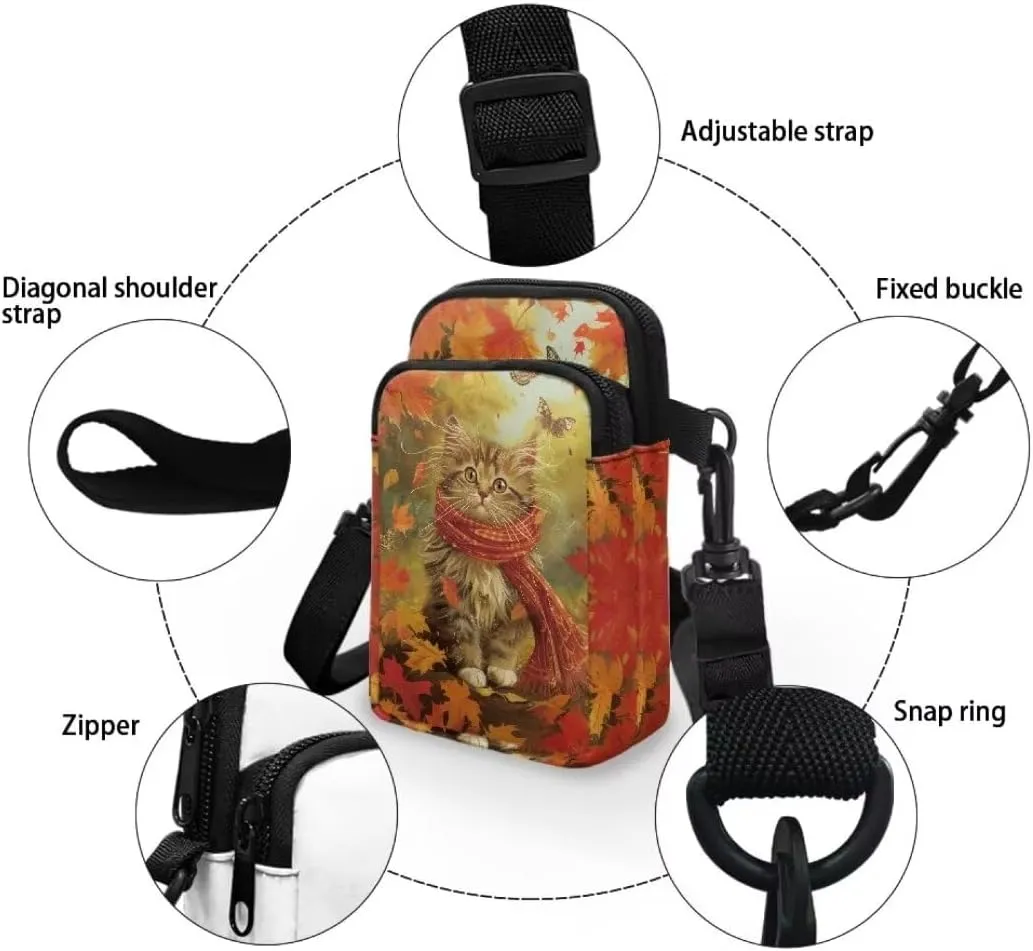 Kuiaobaty Crossbody Bags for Women Sling Bag Stylish Messenger Bag Soft Phone Purse