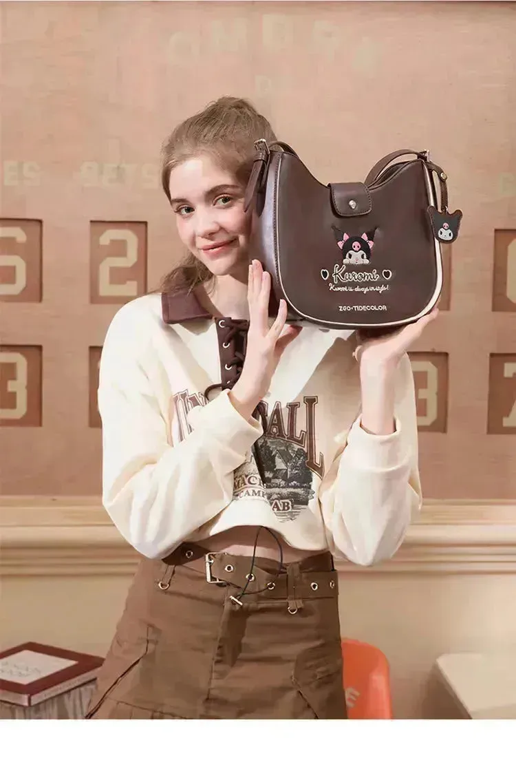 Kuromi Rebel Edge Shoulder Bag