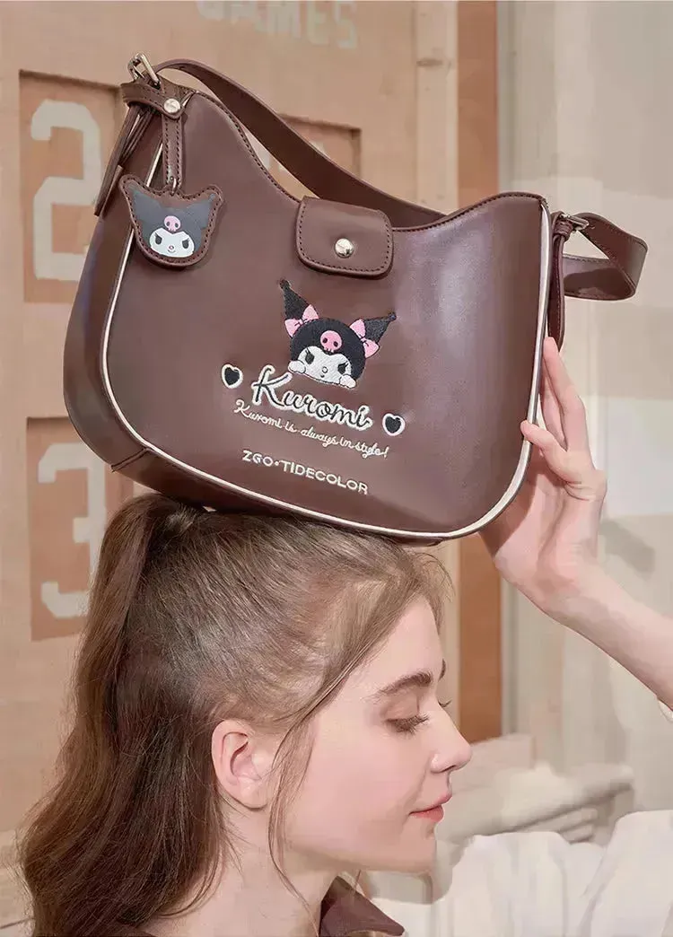 Kuromi Rebel Edge Shoulder Bag