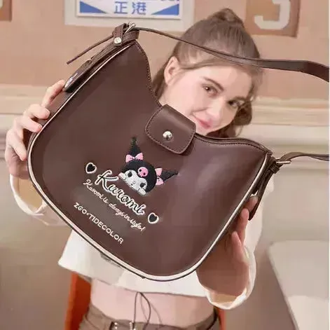Kuromi Rebel Edge Shoulder Bag