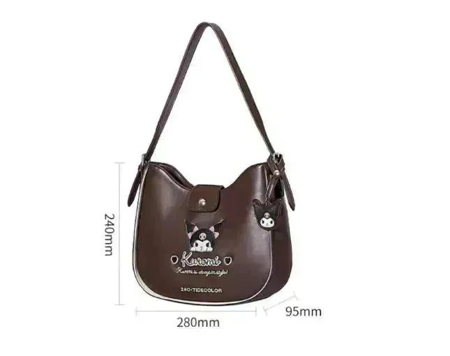 Kuromi Rebel Edge Shoulder Bag