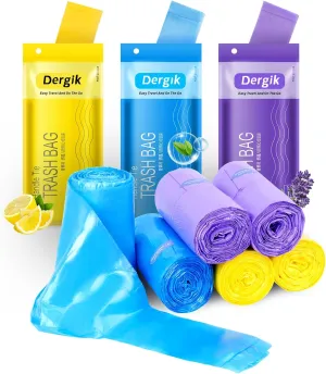 Large Adult Diaper Disposal Bags (18’’x23’’), 288 pcs Value Pack, Scented, Elderly Waste Diaper Disposable Bags, Baby Dirty Diapers Poop Trash Bags, Sanitary Product Disposal,Colorful