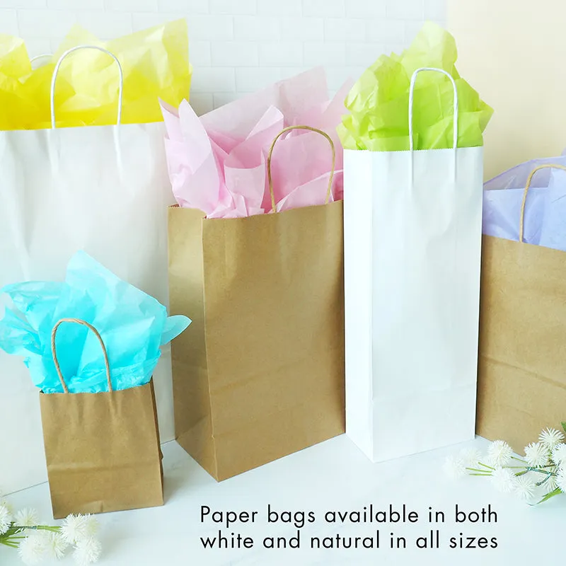 LARGE PAPER BAGS 41X30CM NATURAL 2PCS