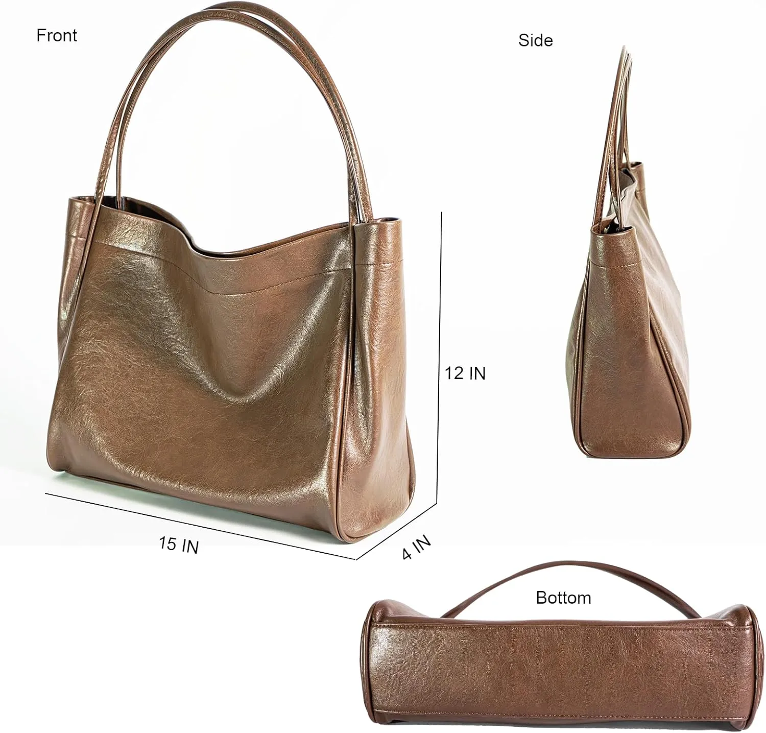 Large Tote Bag for Women Work Shoulder Bag Durable Handbag Purse for Everyday Weekend Trips Travel Business