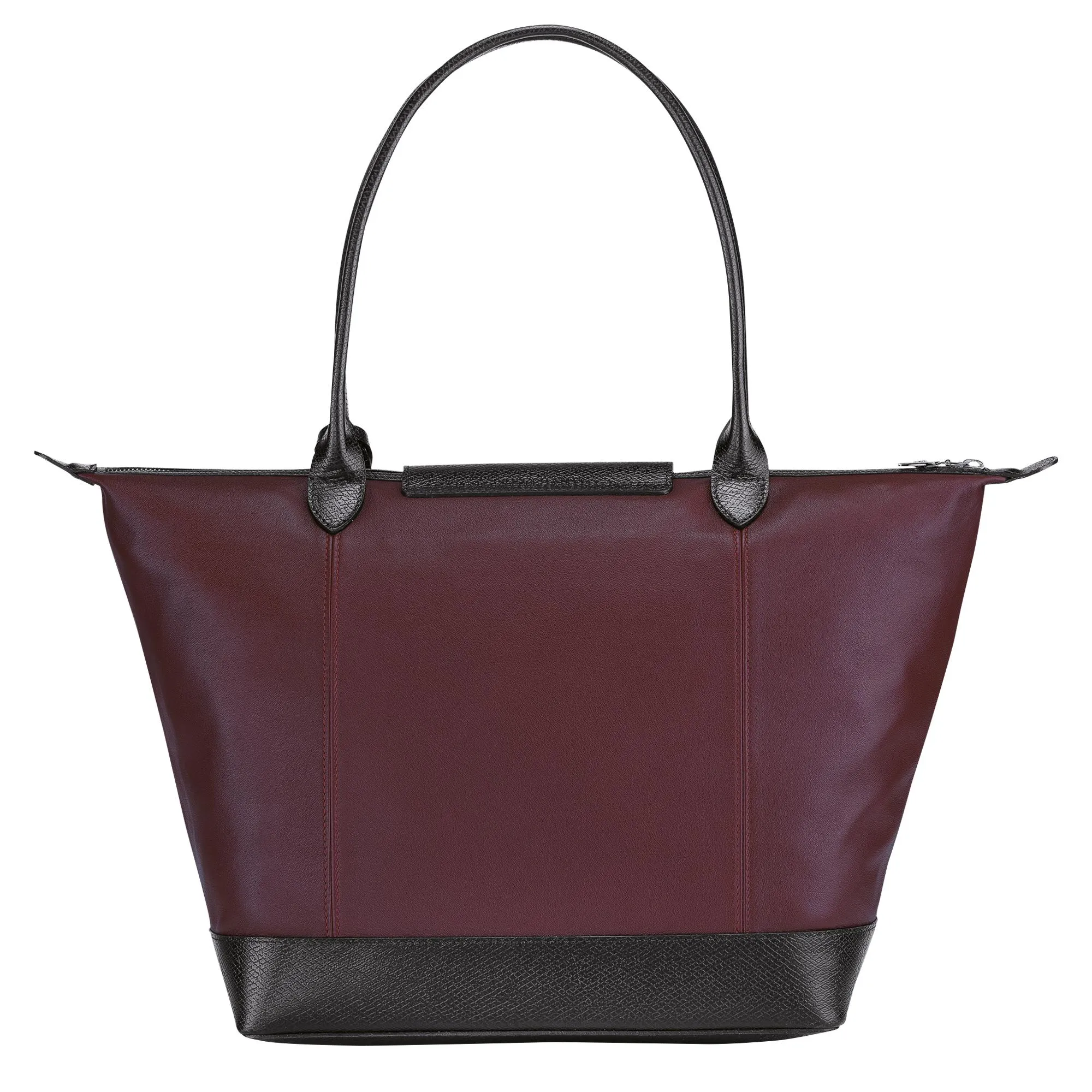 Le Pliage Cuir Shoulder Bag - Mahogany