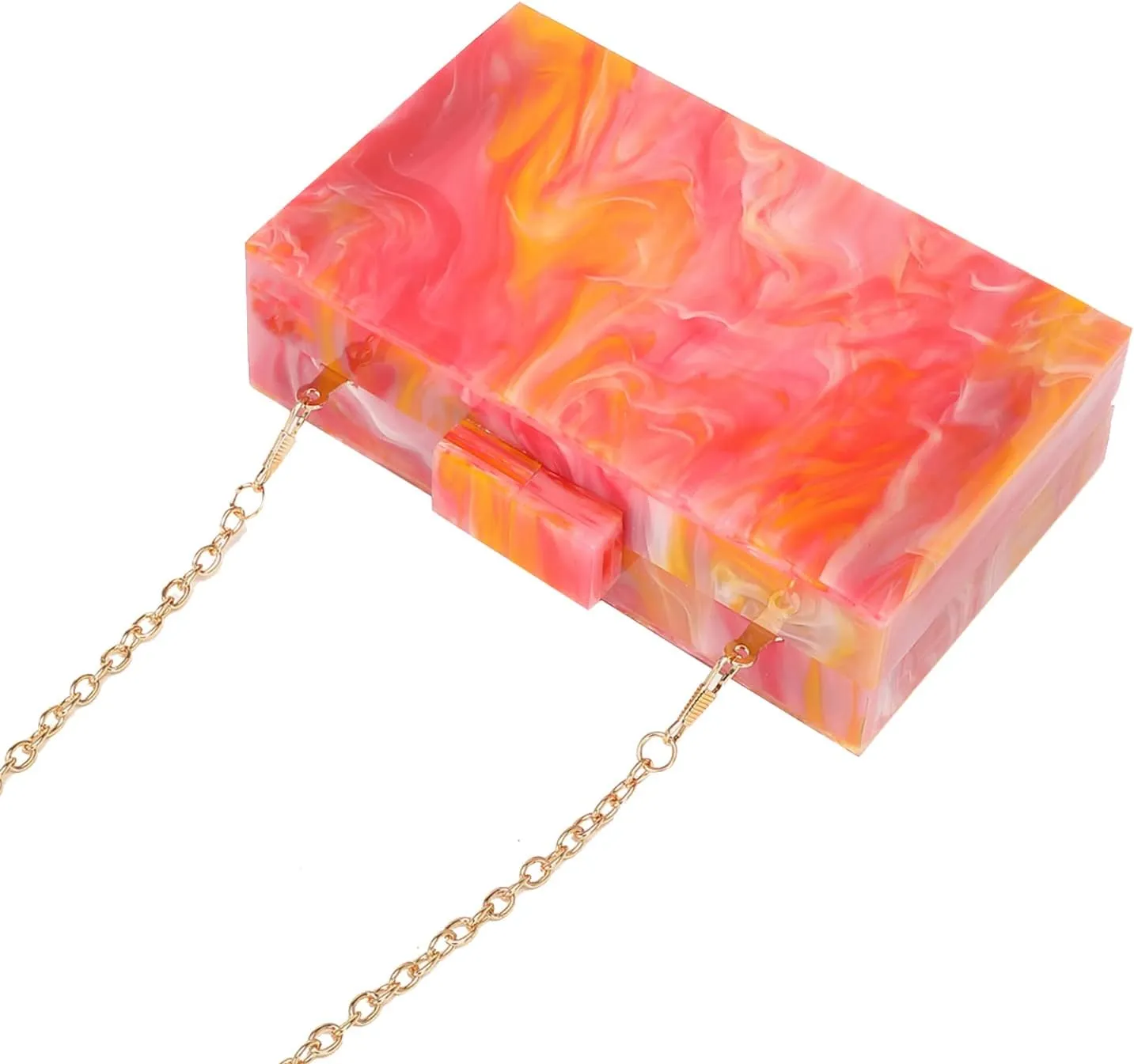 LETODE Acrylic Clutch Bags Purse Perspex Bag Handbags for Women