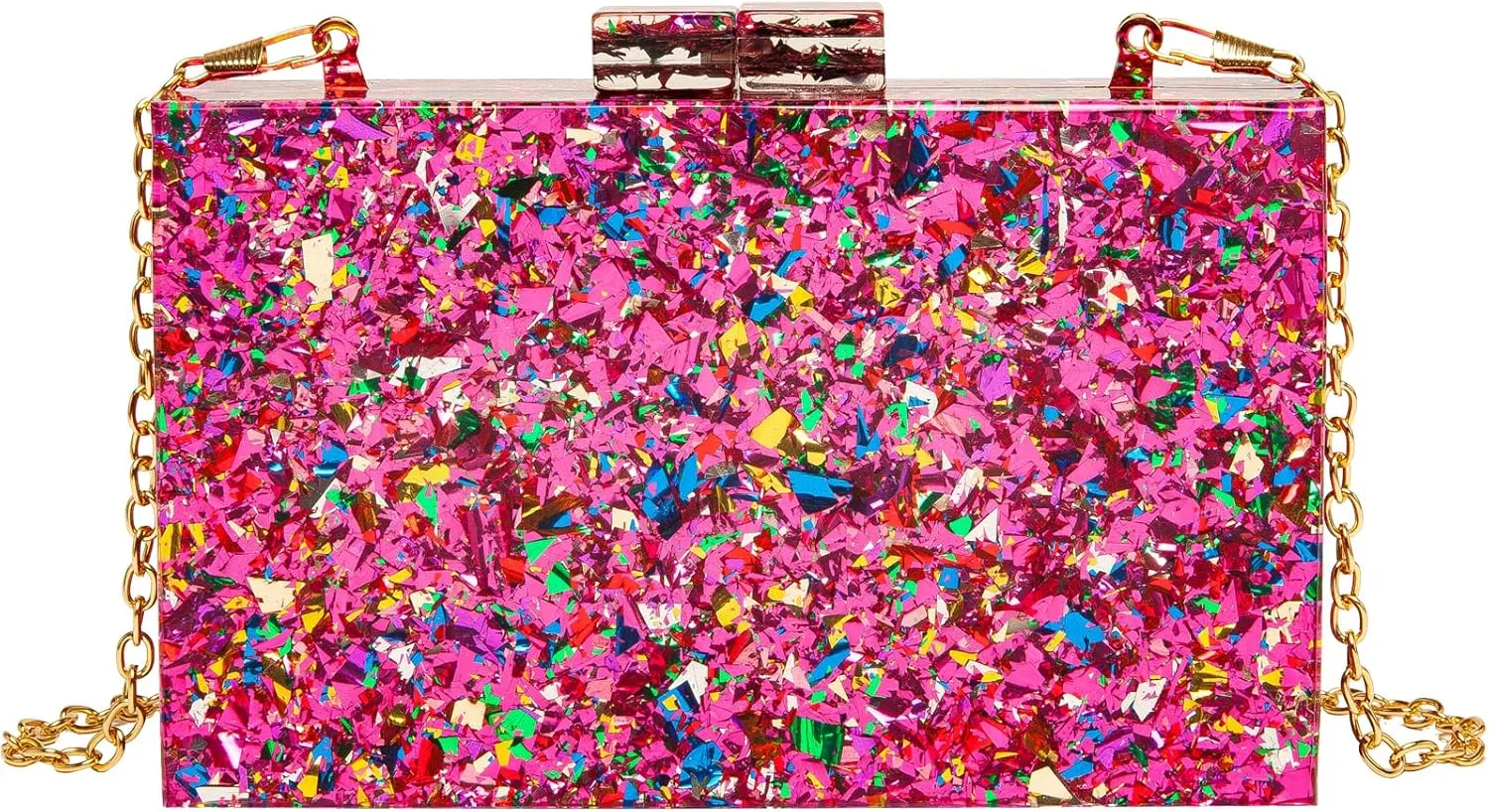 LETODE Acrylic Clutch Bags Purse Perspex Bag Handbags for Women