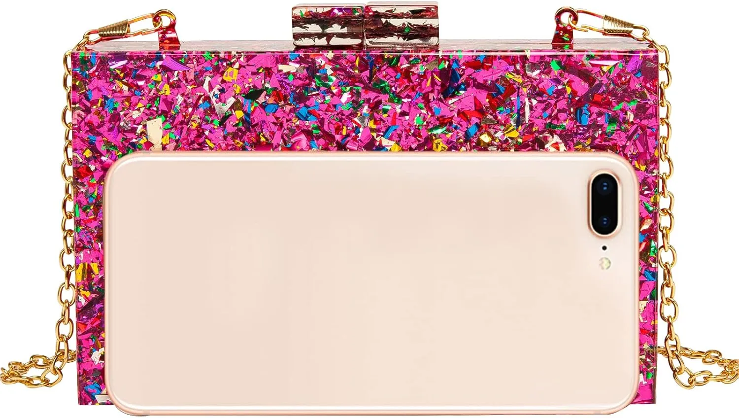 LETODE Acrylic Clutch Bags Purse Perspex Bag Handbags for Women