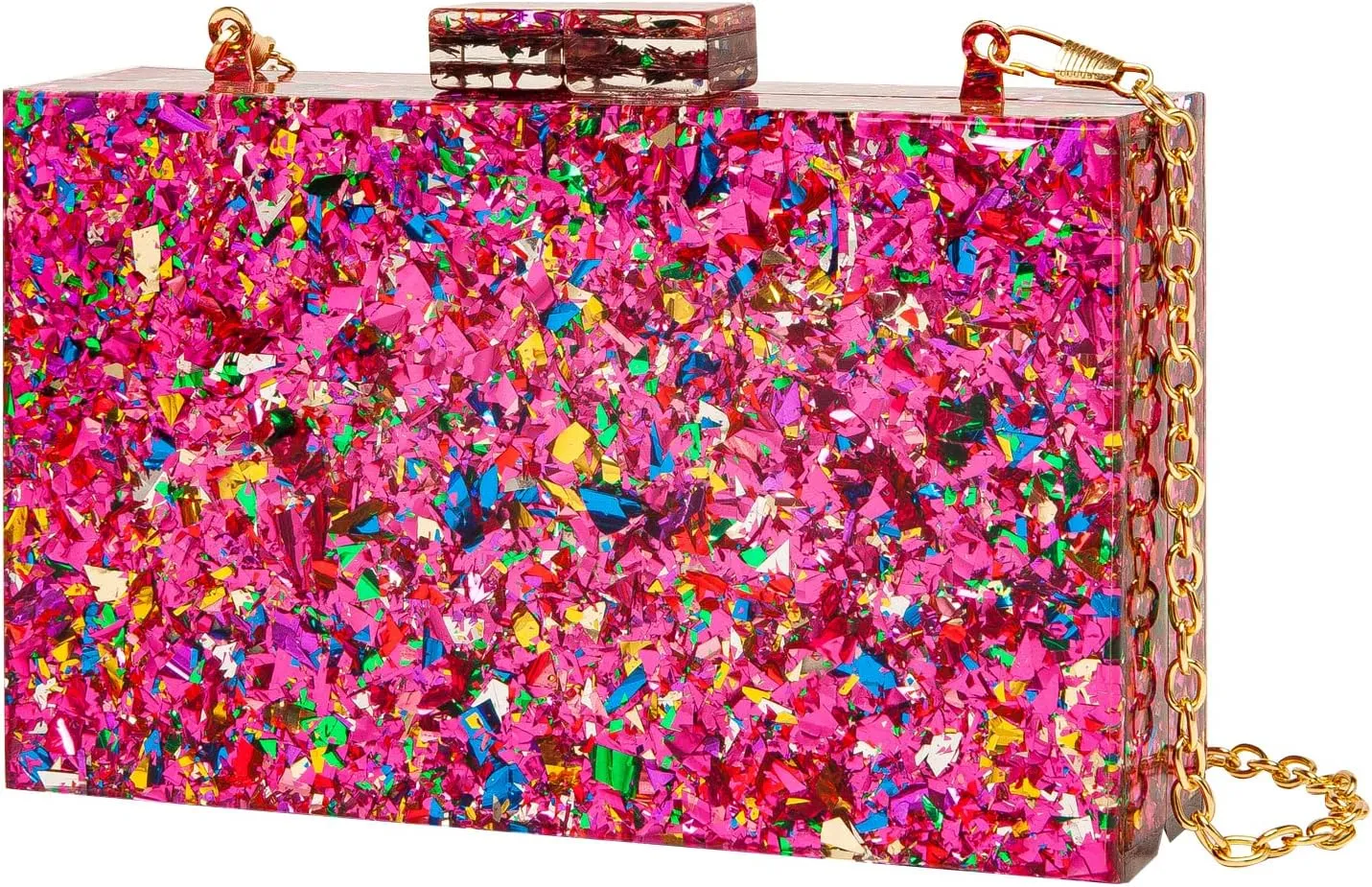 LETODE Acrylic Clutch Bags Purse Perspex Bag Handbags for Women