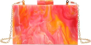 LETODE Acrylic Clutch Bags Purse Perspex Bag Handbags for Women